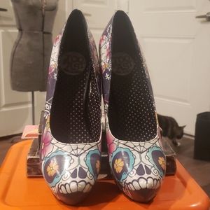 Sugar skull heels